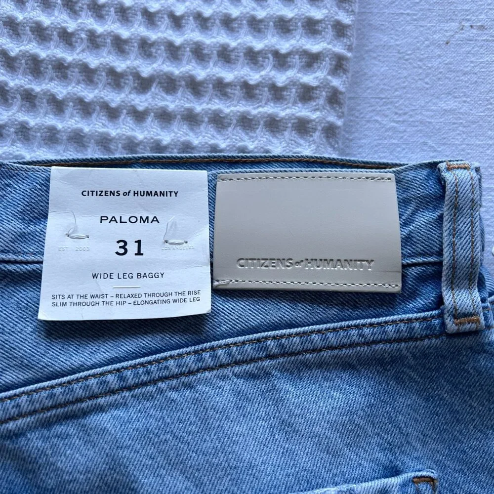 NWT Citizens of Humanity Paloma Baggy Jeans in Alemayde - Picture 8 of 10
